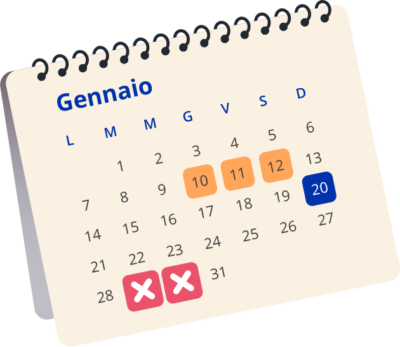 Calendar C Reattiva | Calendario Corsi